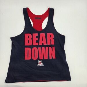 Arizona Wildcats Bear Down Tank Top Sleeveless Athletic Reversible Size Small